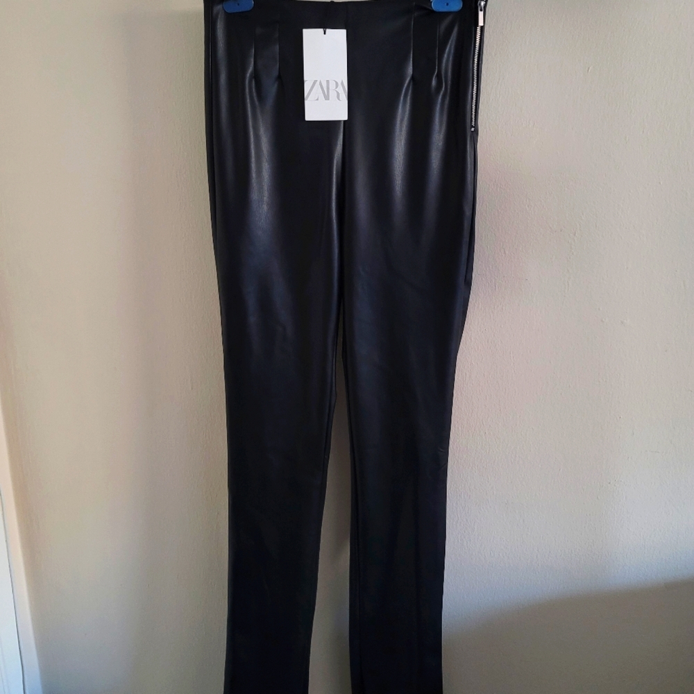 Zara Leather Leggings